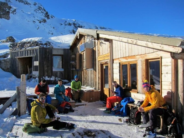 Bringing in 2015 in La Grave. Good mates and good times. Living the dream...literally.